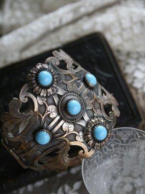 画像4: Bracelet Art nouveau Turquoise