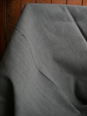 画像5: Torchon gris lin serre