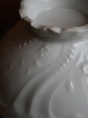 画像5: Bol Porcelaine de Paris Blanc fleurs