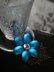 画像2: Broche Bleue "Fleur" (2)