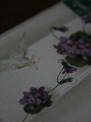 画像2: Carte Postale Pigeon Violettes