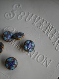 Boutons emaille Bleus SET