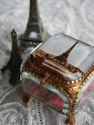 画像1: Coffret en verre ”La Tour Eiffel”