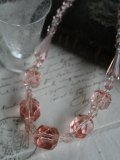 Collier cristal taille rose