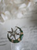 Broche lune email