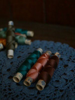 画像3: Canette de cotton tricouleur set