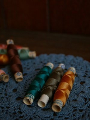 画像4: Canette de cotton tricouleur set