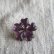 画像2: Broche fleurs violet
