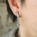 画像7: Boucle d'oreilles strass/clair