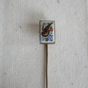 画像2: Epingle micro-mosaique oiseau