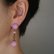 画像8: Boucle d'oreilles ”Pink" verre