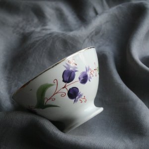 画像1: Petit Bol  ”Fleurs violettes”