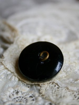 画像4: Bouton Francais Noir en Verre
