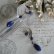 画像1: Boucle d'oreilles Lapis lazuli (1)