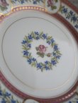 画像4: Assiette Porcelain Roses/fleurs bleues