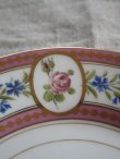 画像5: Assiette Porcelain Roses/fleurs bleues