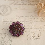 画像: Broche violette ”Fleur” 
