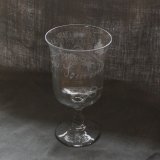 画像: Grand verre gravee Souvenir