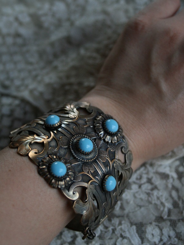 画像: Bracelet Art nouveau Turquoise