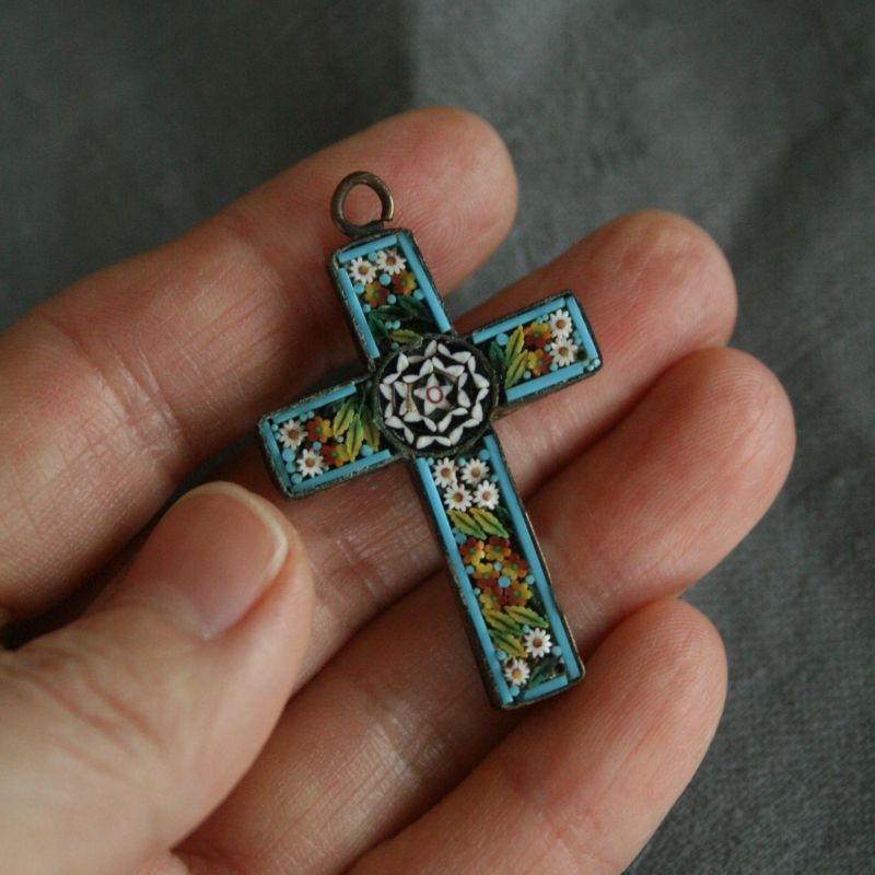 画像5: Pendantif mosaique croix